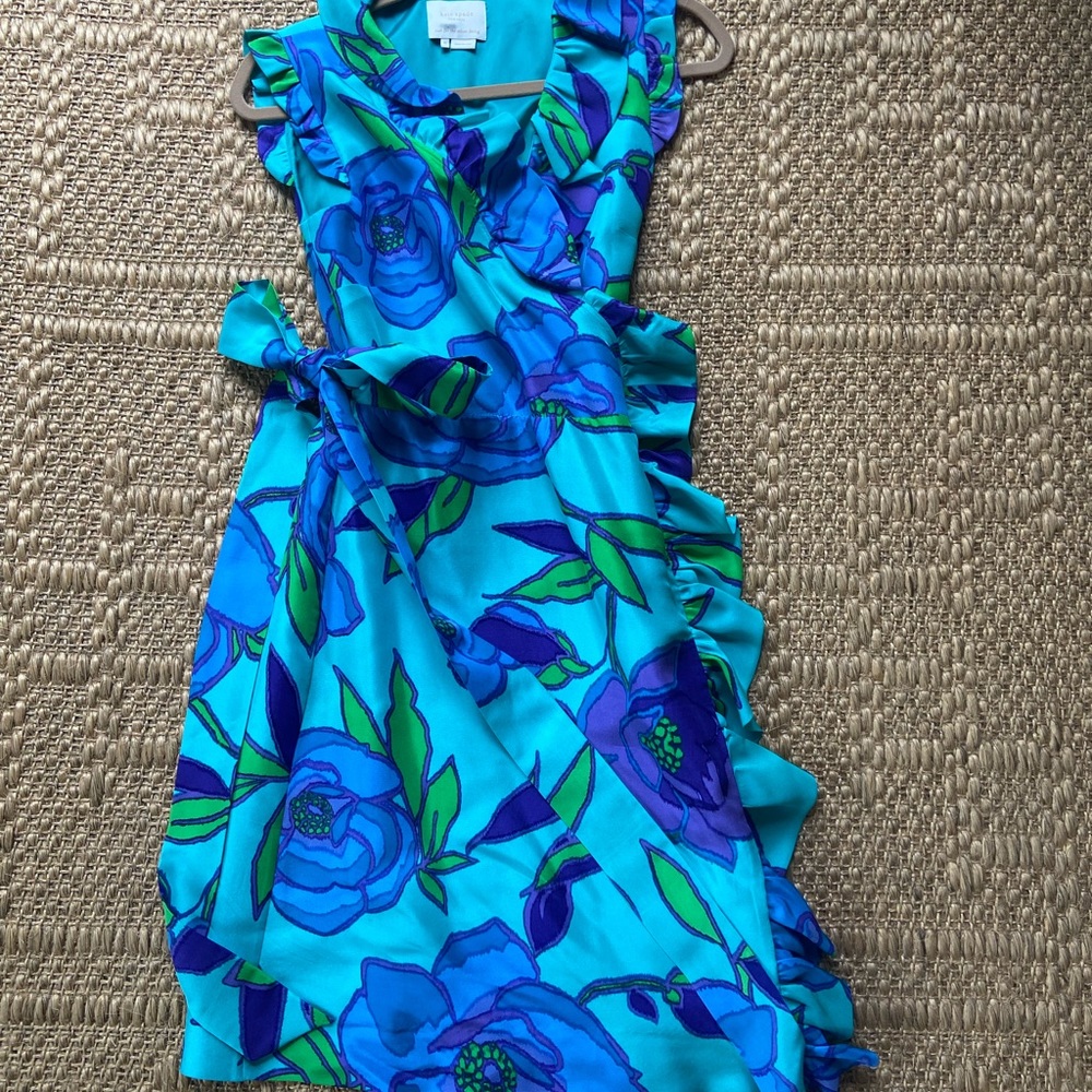 Kate Spade floral wrap dress size 6